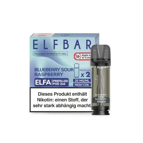 ELF BAR ELFA Liquid Pods Blueberry Sour Raspberry