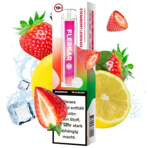 FLERBAR M Vape Strawberry Lemonade 20mg/ml