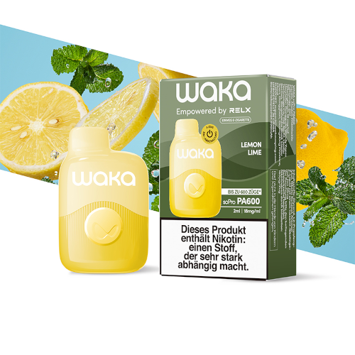 Waka Sopro 600 Vape Lemon Lime 18mg/ml