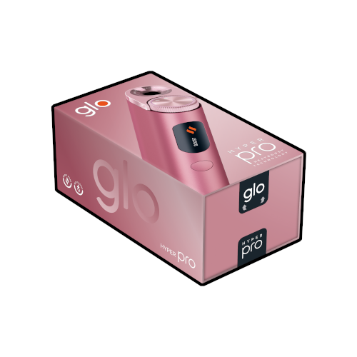 Glo Hyper Pro Tabakerhitzer Quarz Rose