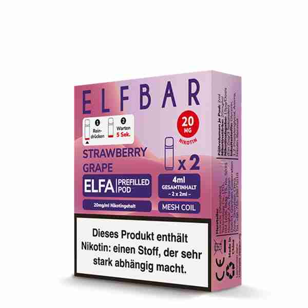 ELF BAR ELFA Liquid Pods Strawberry Grape