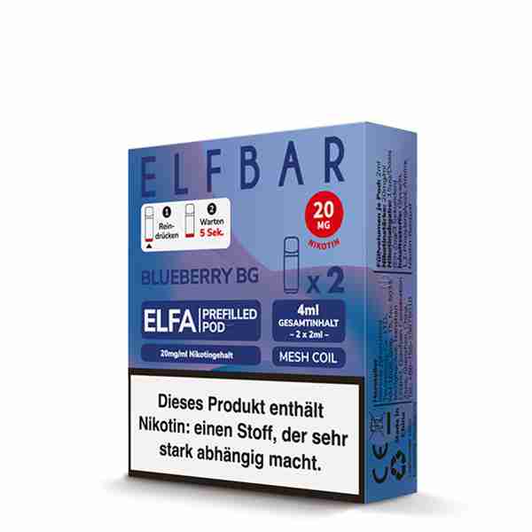 ELF BAR ELFA Liquid Pods Blueberry BG