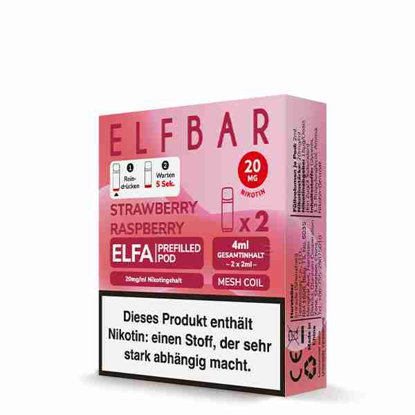 ELF BAR ELFA Liquid Pods Strawberry Raspberry