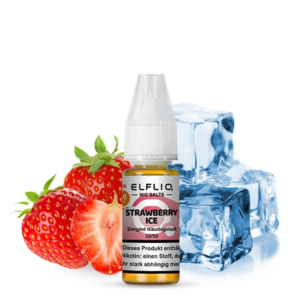 ELFLIQ NicSalt Liquid Strawberry Ice 10mg